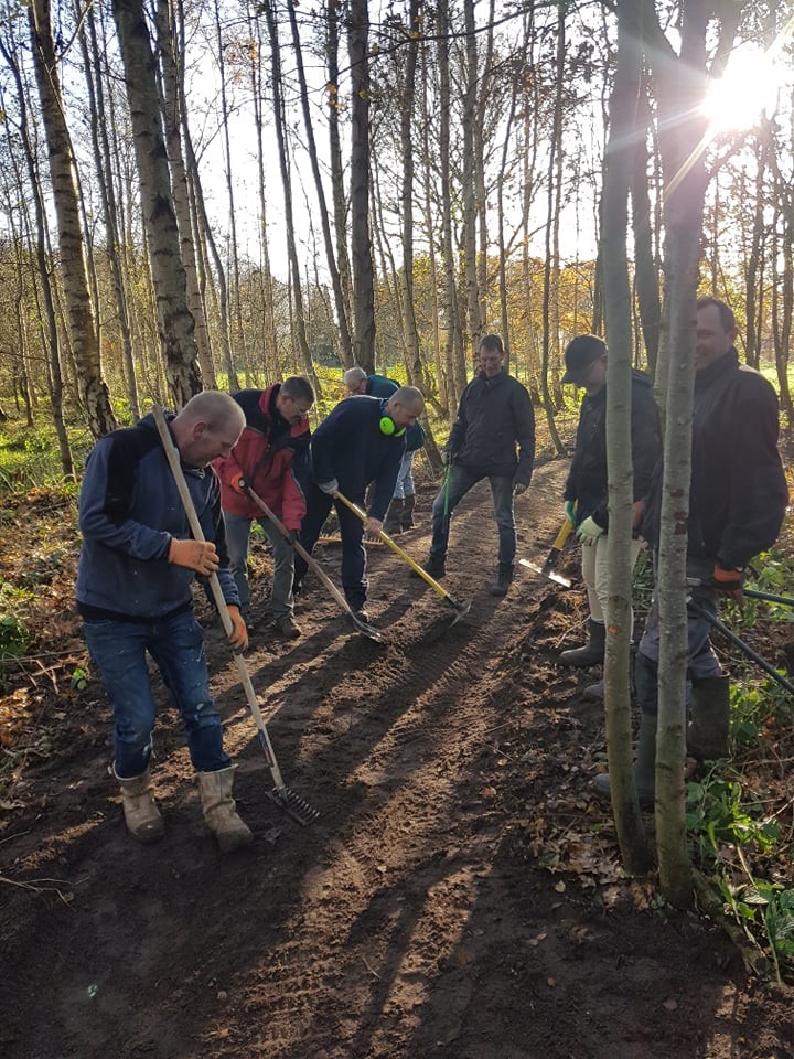 Voor zaterdag a.s. hulp gevraagd bij aanleg MTB route Marum