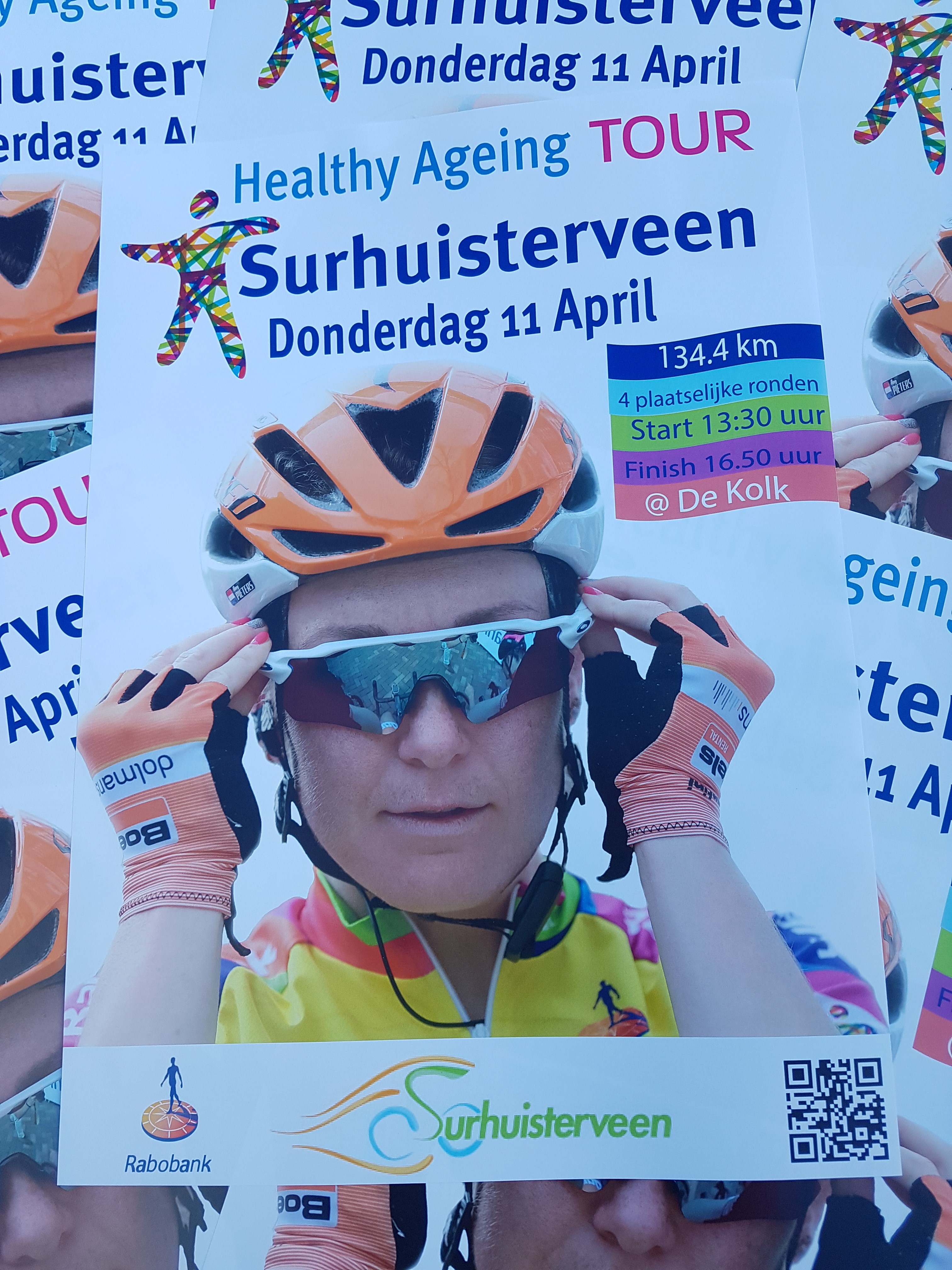 Spoorboekje Healthy Ageing Tour in Surhuisterveen - donderdag 11 april