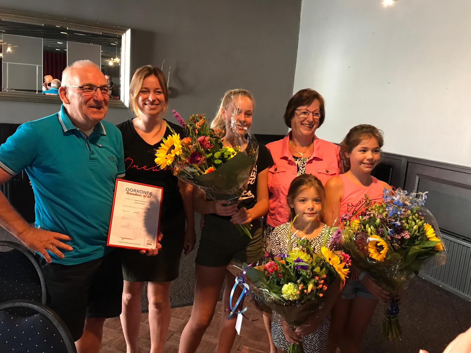 Speaker Andries Nieuwenhuis onderscheiden met het Gouden Wiel