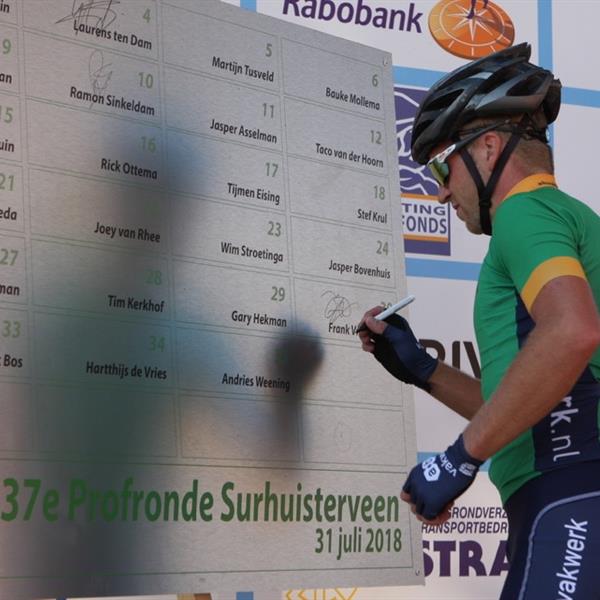 37e Profronde van Surhuisterveen 2018 - profs (foto's Edo Werkman) | Wielrennen Surhuisterveen