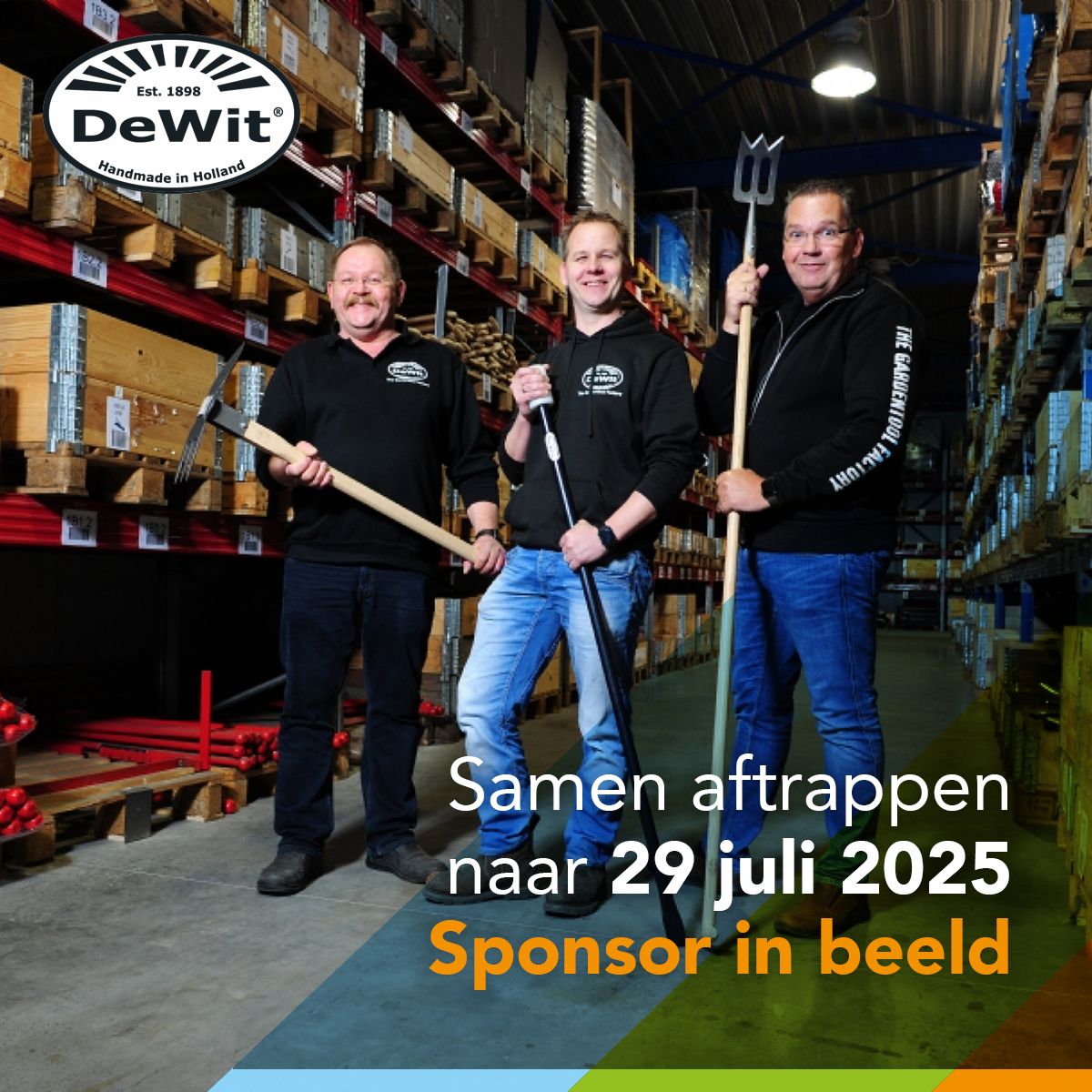 Lokale kracht achter de koers: DeWit Garden Tools