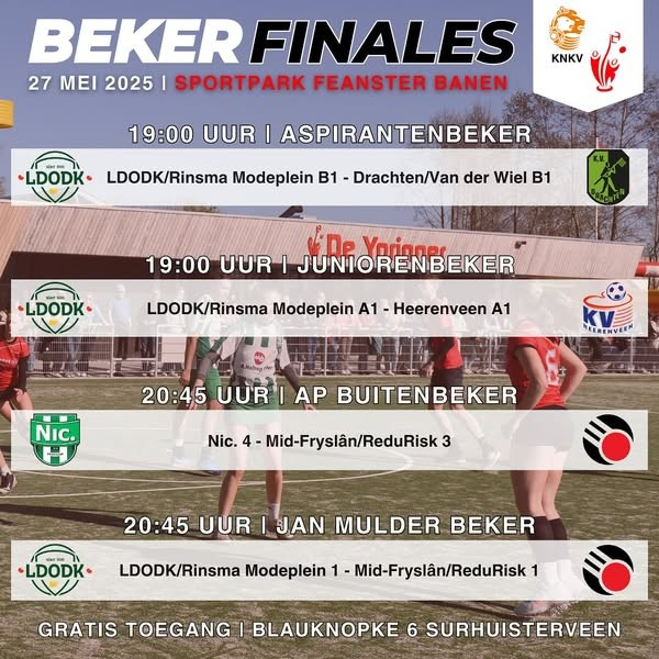 Frysk nijs - Dinsdag - LDODK wint Friese korfbalbeker ten koste van Mid-Fryslân