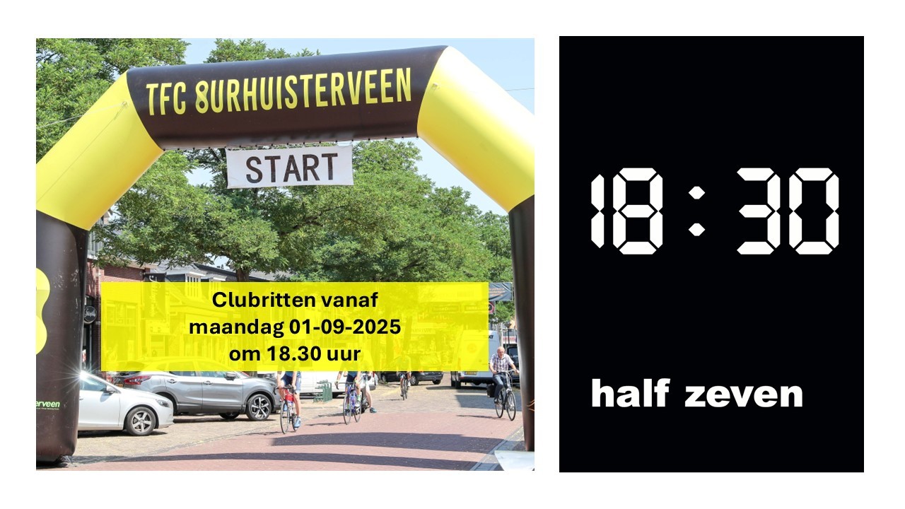 TFC Surhuisterveen start clubritten vanaf 1 september 18.30 uur