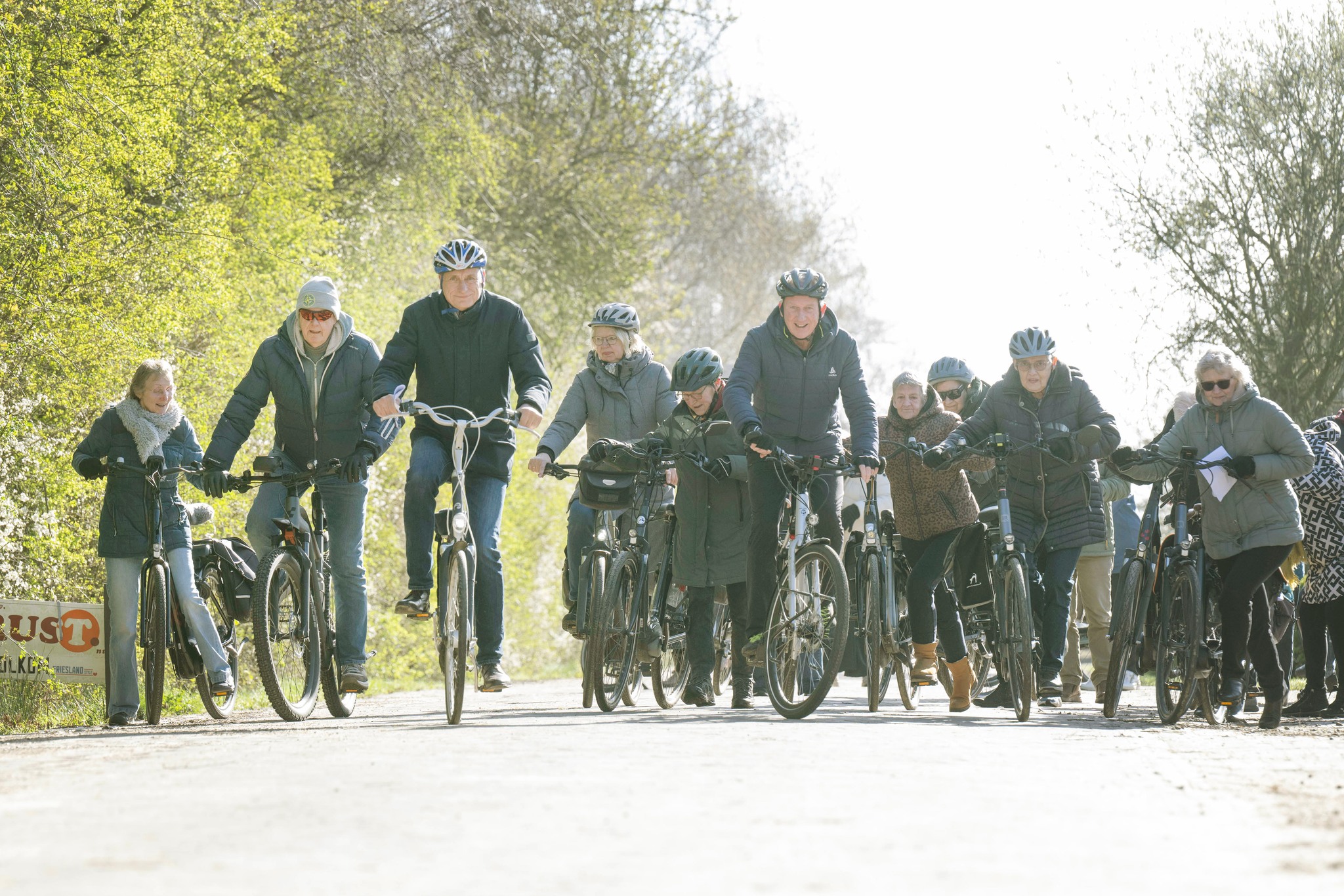 Veel belangstelling start Doortrappen-seizoen gemeente Achtkarspelen