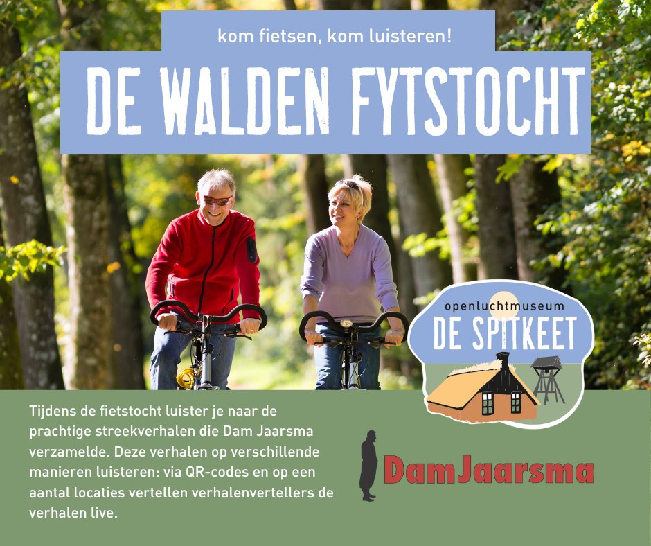 20 juni - Openluchtmuseum De Spitkeet Harkema: de Wâlden Fytstocht