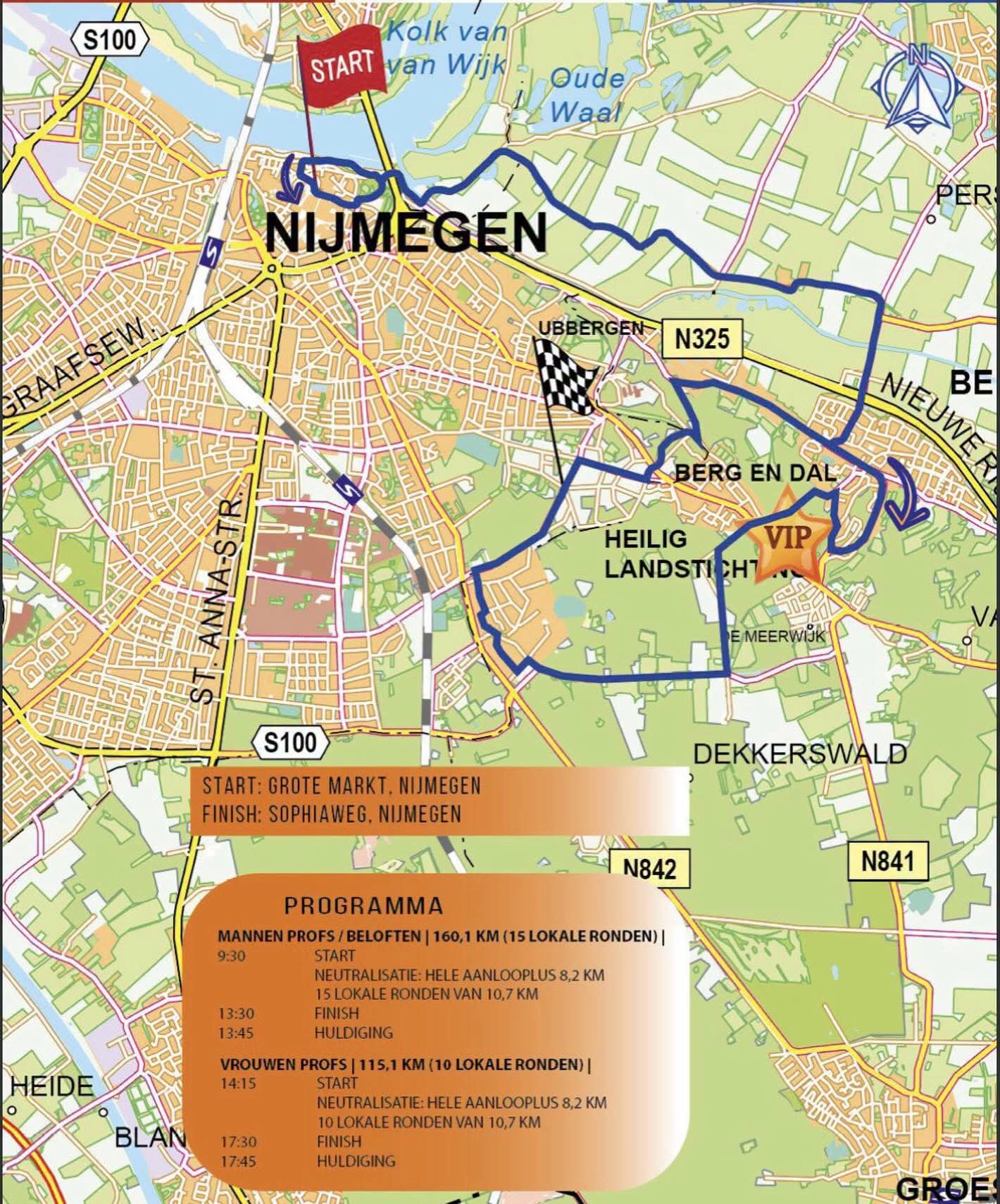  Zondag a.s. NK profs (m/vr) en beloften in Nijmegen