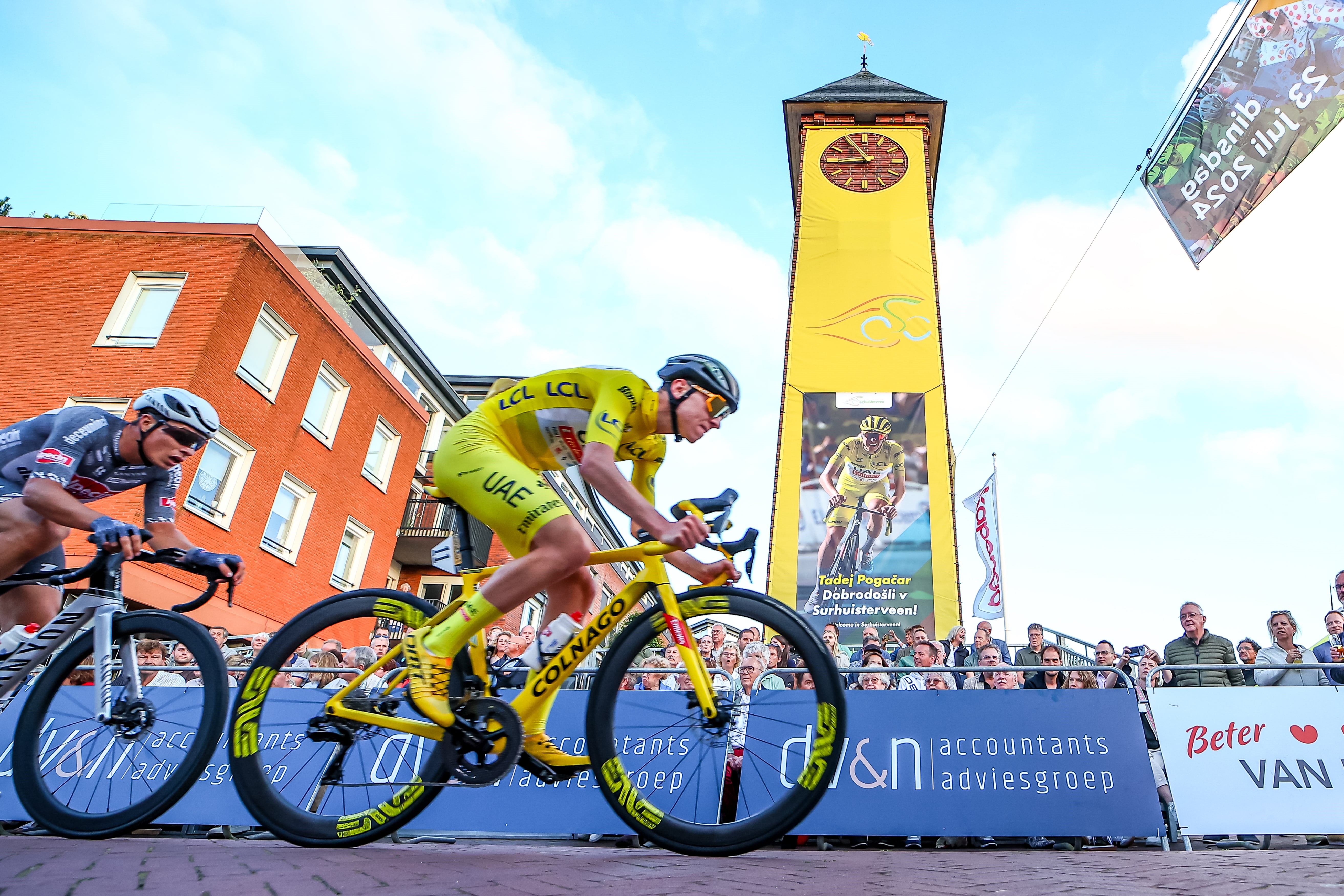 Tadej Pogačar start in Vuelta a España