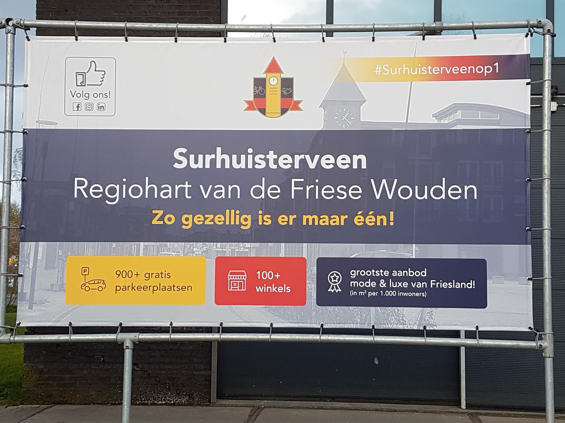 Bidbook Surhuisterveen meer dan 100 winkels, 27 autobedrijven, 915 gratis parkeerplaatsen...