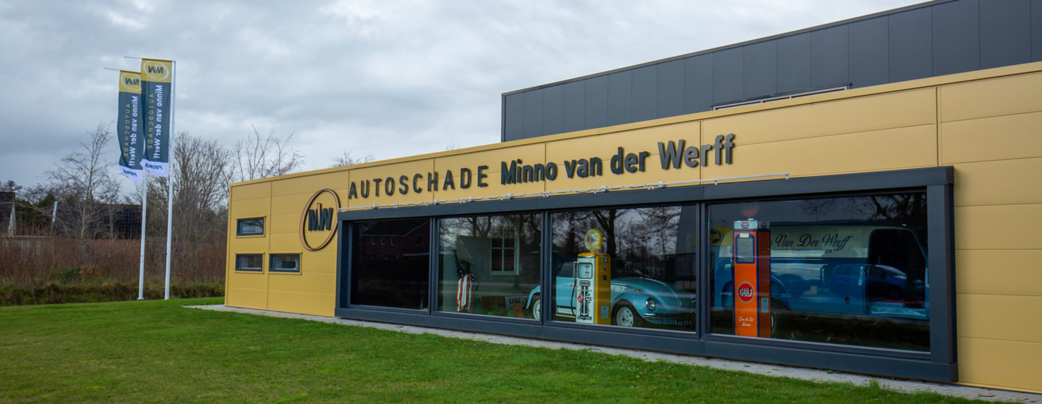 Nieuwe website en wasstraat voor Autoschade Minno van der Werff